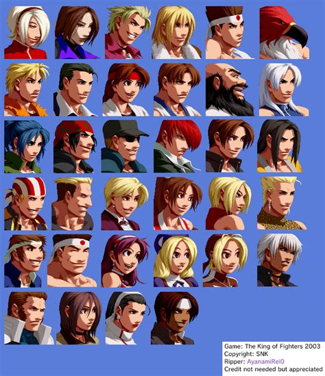Neo Geo Ngcd The King Of Fighters 2003 Portraits The Spriters