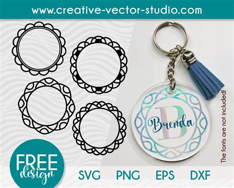Free Paint Brush Stroke Acrylic Keychain Svg Files Free Svg Png Eps Dxf