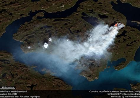 Theres A Wildfire Burning In West Greenland Right Now Climate Central