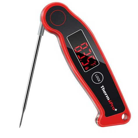 Thermopro Tp19 Waterproof Digital Cooking Thermometer Instant Read Lcd