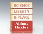 Science, Liberty and Peace. - Raptis Rare Books | Fine Rare and ...