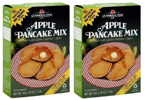 Classique Fare Apple Pancake Mix 16 Oz Boxes 2 Pack For More