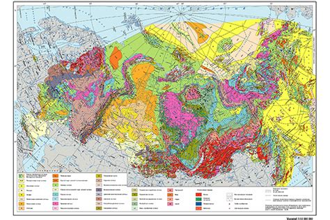 Геологическая карта России