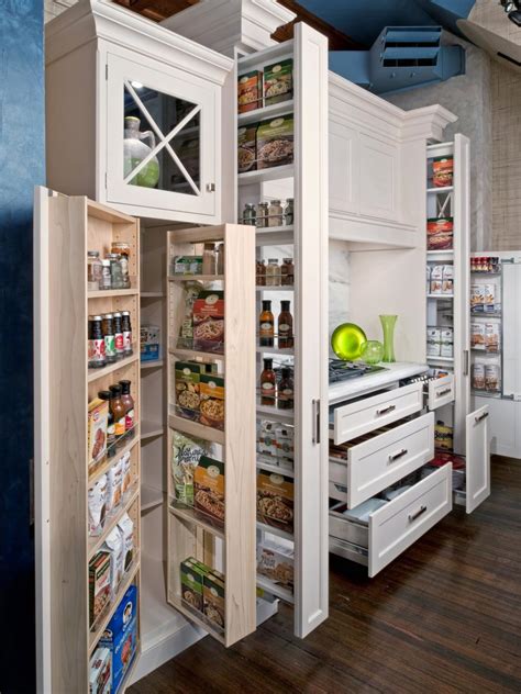 White Kitchen Pantry Cabinets Hgtv