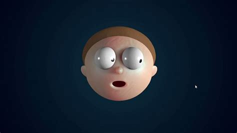 An Elastic Morty Head That You Can Stretch And Pull Elastic Morty