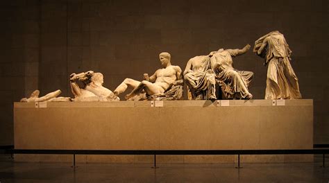 East Pediment Of The Elgin Marbles Taken From The Parthenontemple To