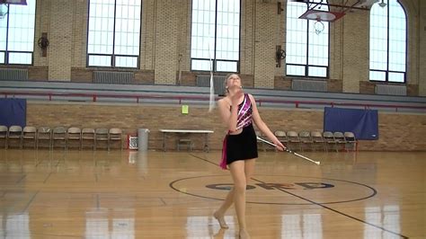 Baton Twirling Audition 00016 Youtube