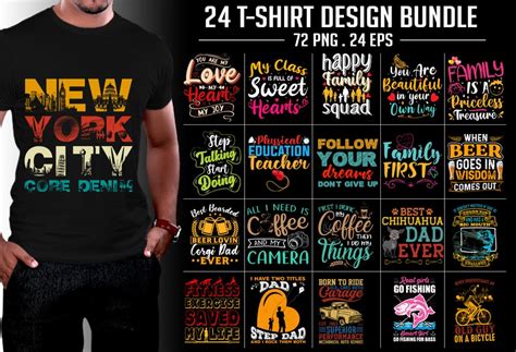 Urban Street Style T Shirt Designs Mega Bundle Ready To New York Brooklyn California Los