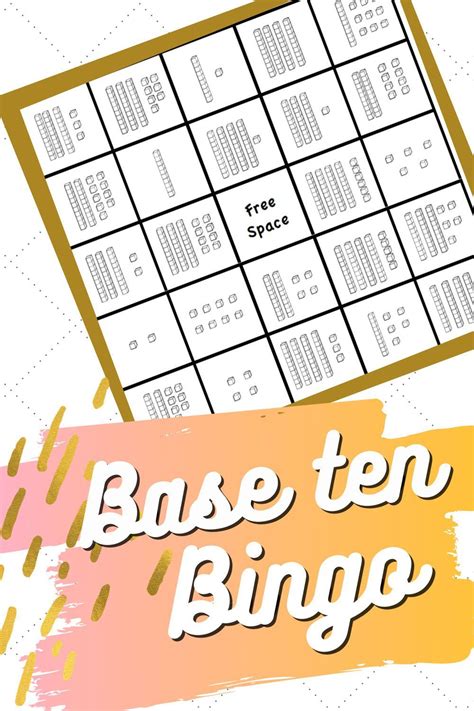 Base Ten Bingo Card Set Base Ten Bingo Cards Learning Math