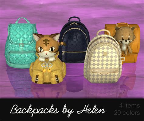 Helen Sims Ts4 Backpacks Tera