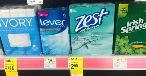 Walgreens Zest Bar Soap 8 Count Just 2 49 Only 31¢ Per Bar • Hip2save