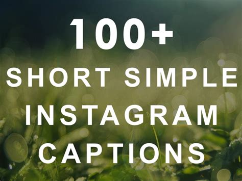 100 Short Simple Instagram Captions 2022 Clever Selfie Insta Quotes