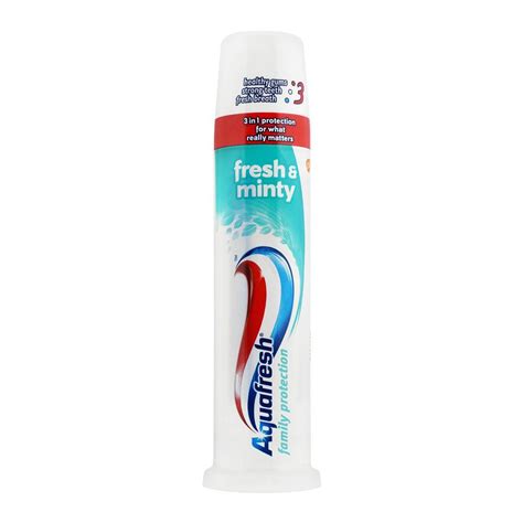 Order Aquafresh Fresh And Minty Triple Protection Toothpaste Pump 100ml