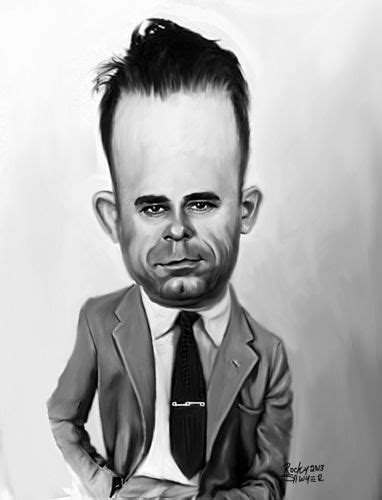 John Dillinger Cartoon Faces Funny Faces Cartoon Art Funny