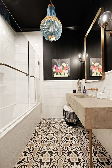 How Do You Style A Bathroom Black Bathroom Color Concept