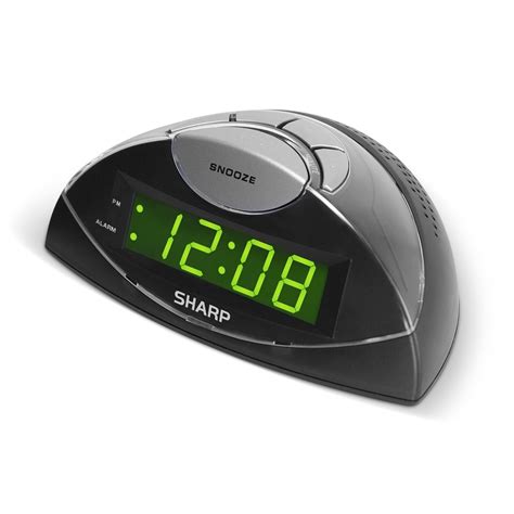 Sharp Spc019a 07 Green Led Alarm Clock