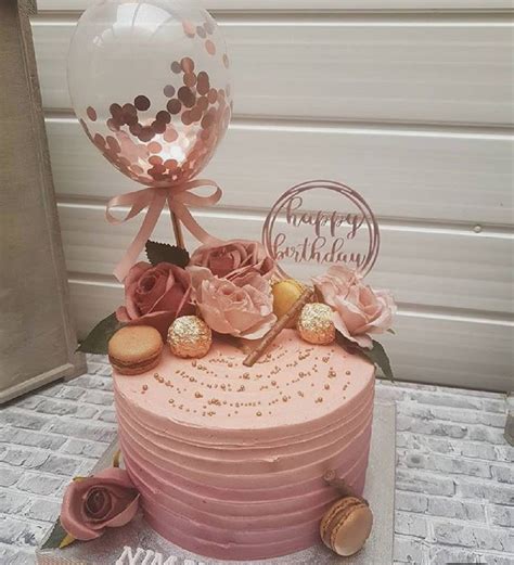 Rose Gold Balloon Cake Topper Confetti Balloon Topper Bachelorette Happy Birthday Decorations