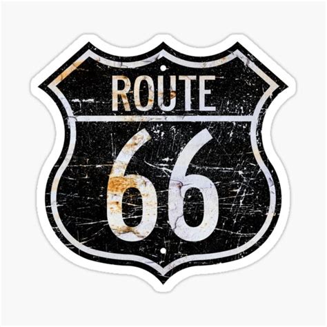 Route 66 Sticker By Estsince2015 Redbubble