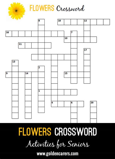 In Flower Crossword Clue Best Flower Site