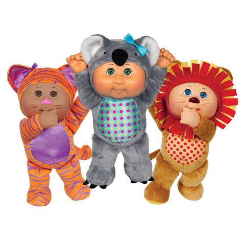 Cabbage Patch Kids Zoo Friends Collectibles Cuties 3 Pack