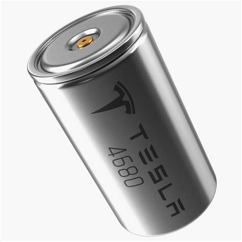 Lithium Battery Tesla 4680 3d Model 15 3ds Blend C4d Fbx Max