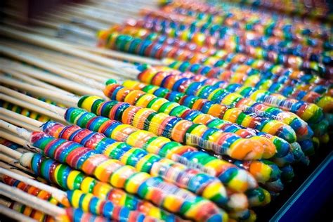 Colourful Rainbow Candy Sticks Life Needs More Colour Pinterest