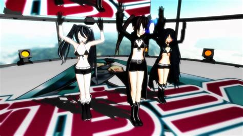 Mmd Melt With Black Rock Shooter Models Youtube