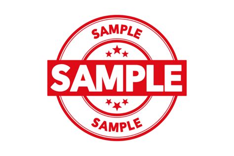 Round sample stamp PSD - PSDstamps gambar png