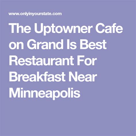The Underrated Restaurant Near Minneapolis With The Best Breakfast Food