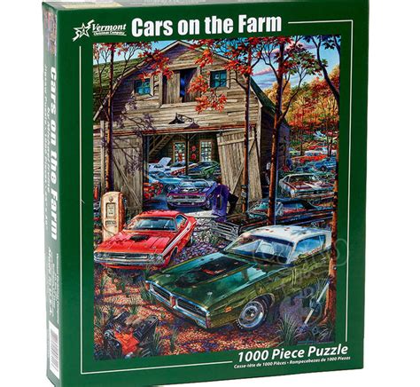 Vermont Christmas Co Cars On The Farm Puzzle 1000pcs Puzzles Canada