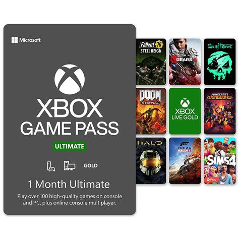 Xbox Game Pass Ultimate 1 Mês De Assinatura Código Digital Us
