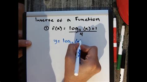 Inverse Of Exponential And Logarithm Functions Youtube
