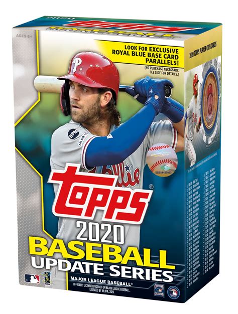 Topps 2020 Updates Mlb Baseball Trading Cards Blaster Box 98 Cards 4