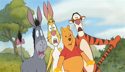 Image Winnie The Pooh Tigger Rabbit And Eeyore Saw The Bees
