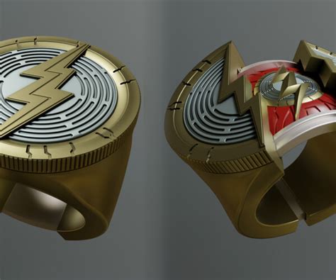 Artstation The Flash Opening Ring Cosplay Jewelry Resources
