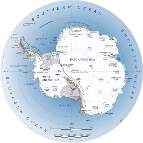 Antarctica Map And Satellite Imagery Free