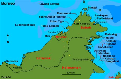 Diving In Borneo Sabah Sarawak Brunei Description Of Dive Sites Zubi