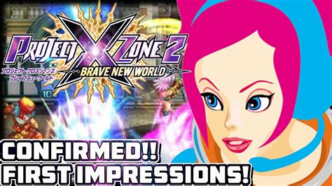 Project X Zone 2 Brave New World Confirmed Trailer W First
