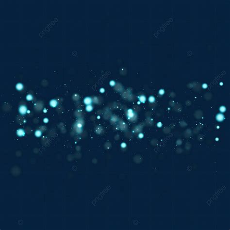 Gambar Percikan Efek Cahaya Partikel Biru Biru Efek Cahaya Partikel