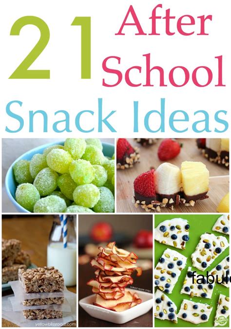 21 After School Snack Ideas Your Kids Will Love Healthy Afternoon