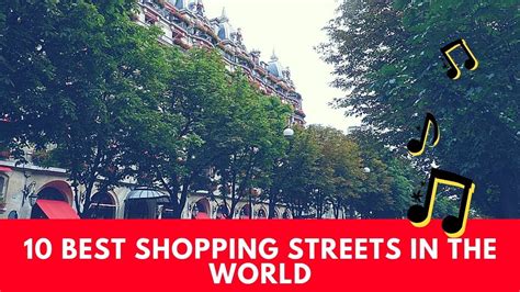 10 Best Shopping Streets In The World Youtube