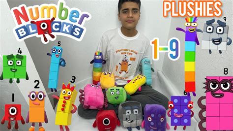 Unboxing Numberblocks Plushies🥰🥰🥰 Numbers 1 9 👍😊🥰🥰 Youtube