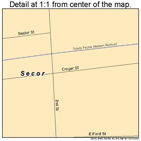 Secor Illinois Street Map 1768510