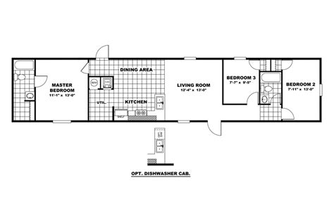 Floorplan THE STEAL I | 36TRU14663AH | Oakwood Homes of Tappahannock - Tappahannock, VA | Mobile ...