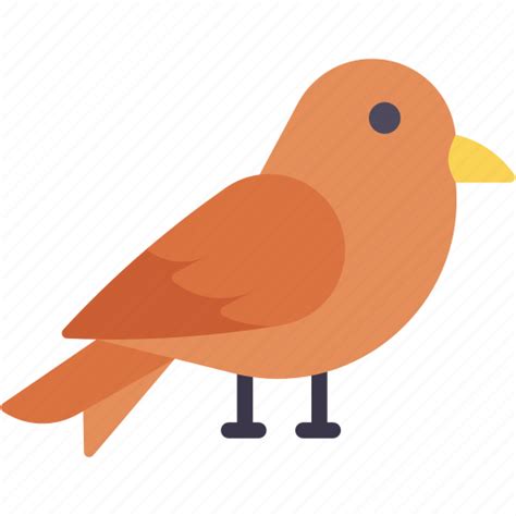 Nightingale Bird Animal Ornithology Zoo Animals Icon Download On