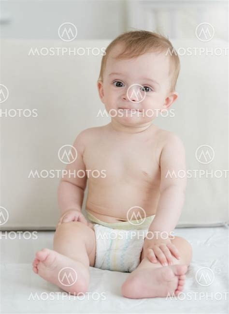Naked Baby Boy In Diapers S By Kirill Ryzhov Mostphotos
