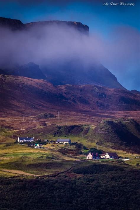 Misty Landscape View On The Isle Of Skye Scotland Scotland