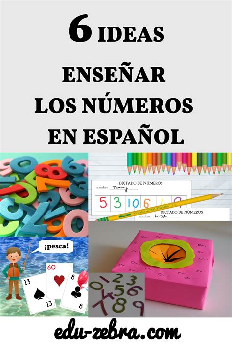 6 Ideas De Actividades Para Enseñar Los Números En Español Los