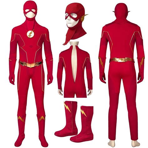 The Flash Season 6 Costume Barry Allen Cosplay Suit The Flash Season Flash Costume The Flash