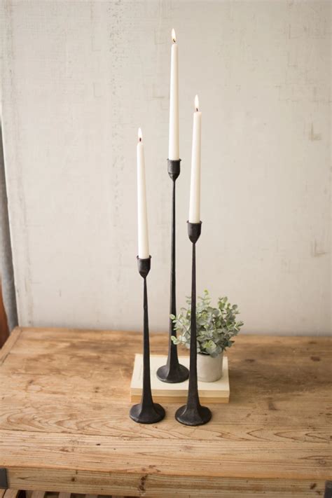Check spelling or type a new query. Black Taper Tall Cast Iron Candle Holders CBL1020 Kalalou ...